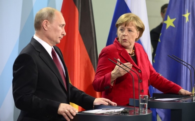 Путін та Меркель обговорили ситуацію в Україні та Придністров'ї