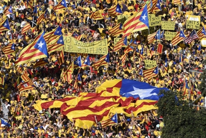 Image result for Митинги в Каталонии фото