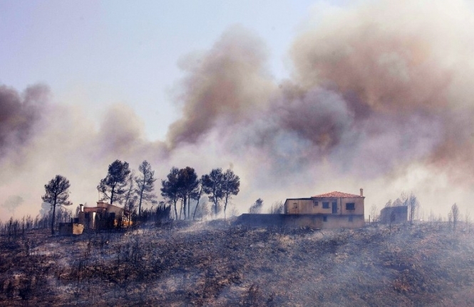 Іспанія бореться з незвичними лісовими пожежами