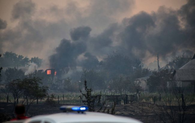 Пожежі у Луганській області знищили 5 гектарів землі