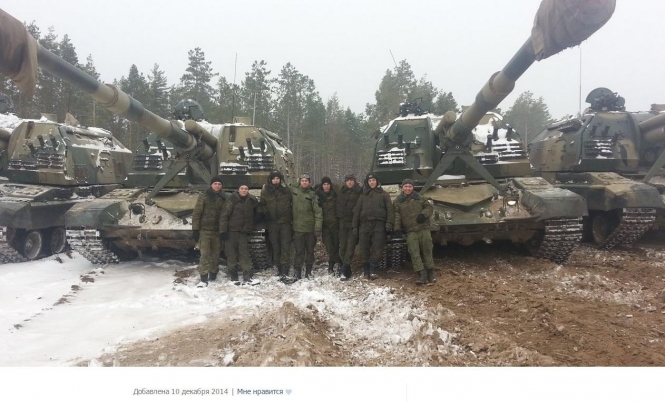 На границе с Украиной окопались самоходные артиллерийские установки вооруженных сил России