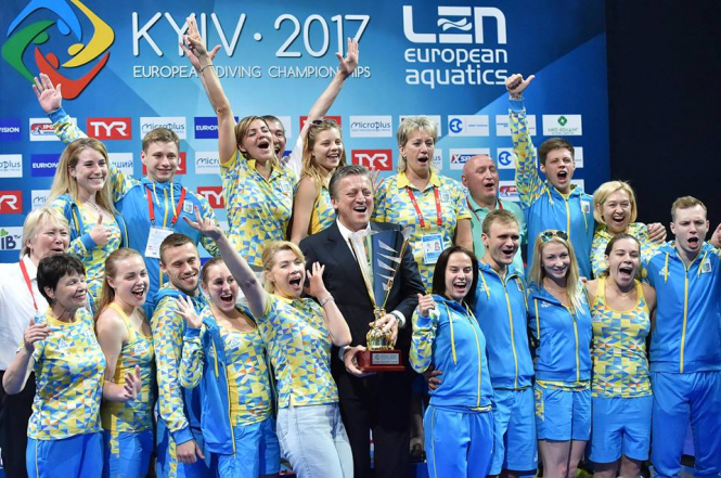 Сборная Украины стала чемпионом Европы по прыжкам в воду, - ФОТО