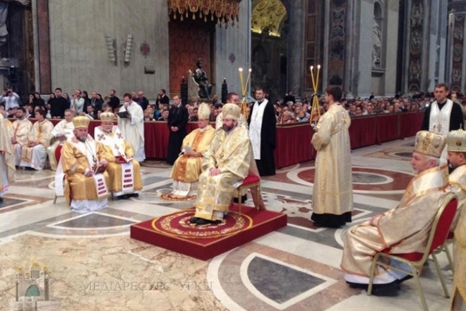 Глава УГКЦ провів богослужіння у головному храмі Ватикану