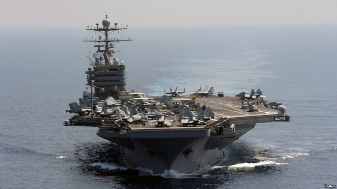 Для стримування КНДР спрямовано вже третю авіаносну групу ВМС США