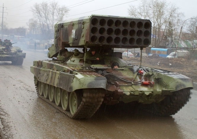 Россия передала боевикам огнеметные системы залпового огня 