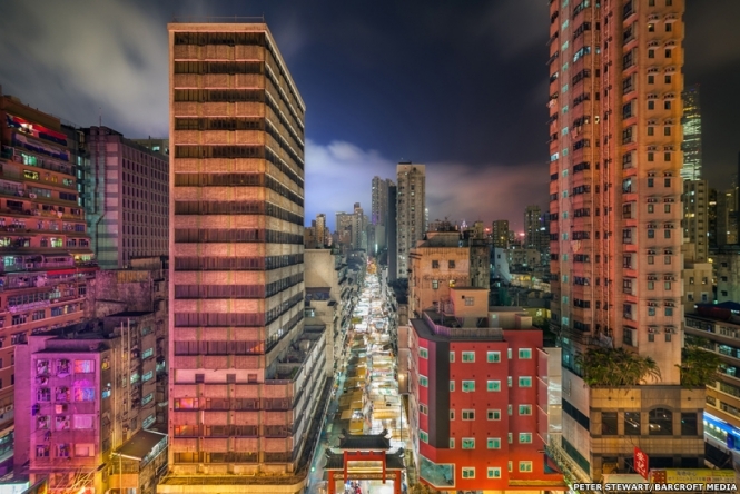 Мегаполис, который никогда не спит: панорамы ночного Гонконга