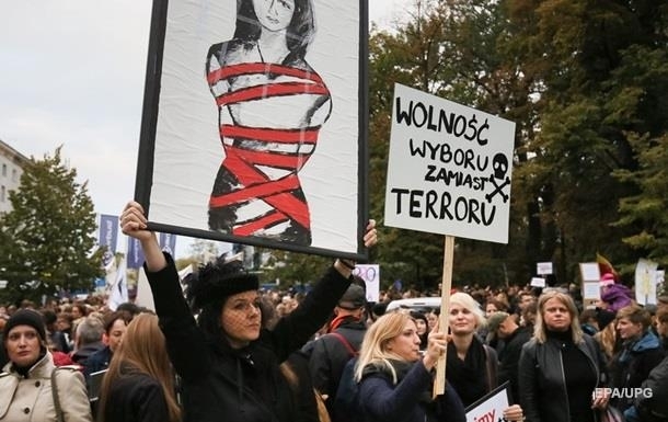 У Варшаві відбувся багатотисячний протест проти заборони абортів
