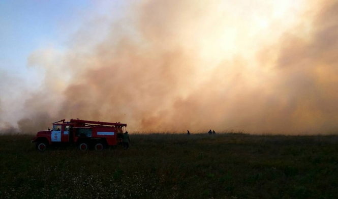 У Полтавській області горять 70 гектарів торфовищ, – ФОТО