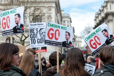 У Британії пройшов чисельний мітинг за відставку прем'єра