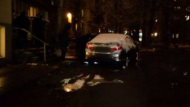 В Харькове взорвали автомобиль майора полиции