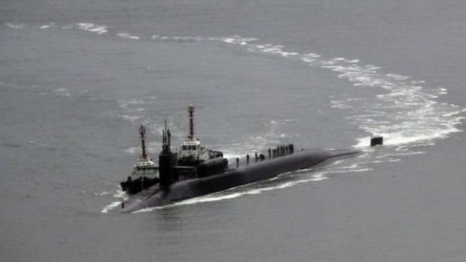 Подводная лодка США уже у берегов КНДР