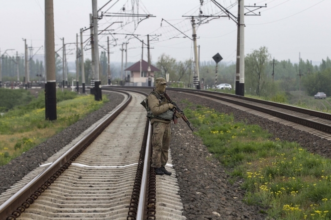 Боевики обнародовали видео взрыва на железной дороге в Одессе
