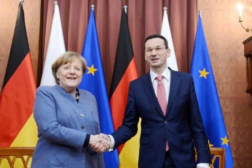 Меркель и Моравецкий выступили с совместным заявлением по дестабилизации Украины