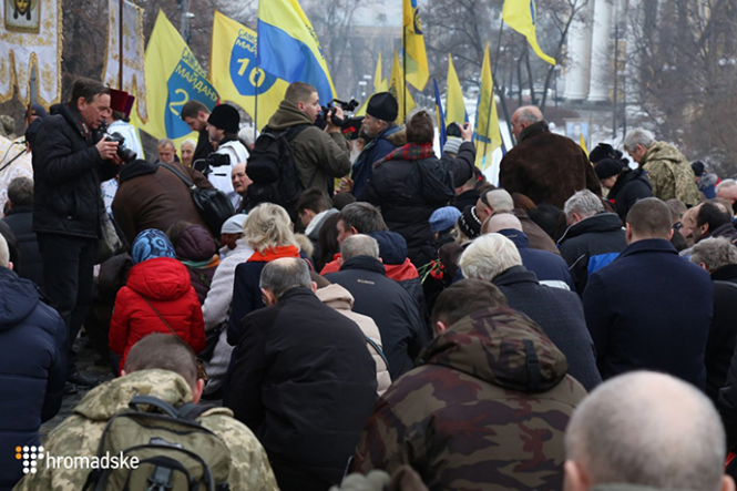 У Києві завершився перший день вшанування пам'яті жертв трагічних подій 2014 року на Майдані