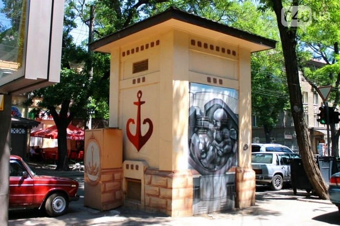 В Одесі з трансформаторних будок зробили витвори мистецтва