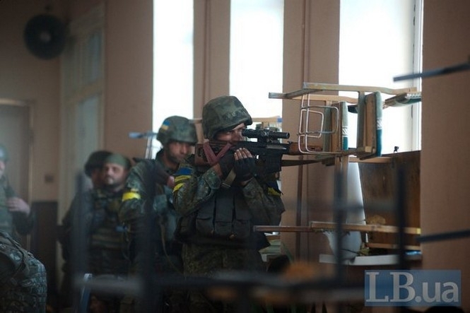 Украинские военные отбили атаку боевиков в Иловайске