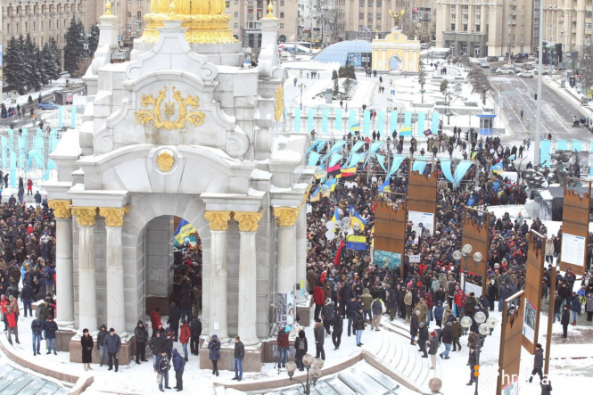 Сторонники Саакашвили устроили марш за импичмент Порошенко