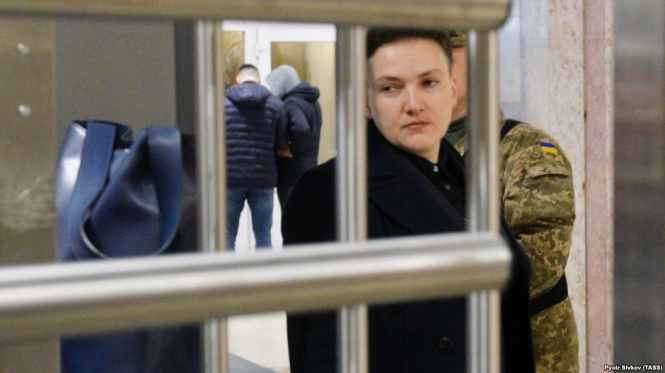 Савченко в СІЗО не змогла побачитись із сестрою
