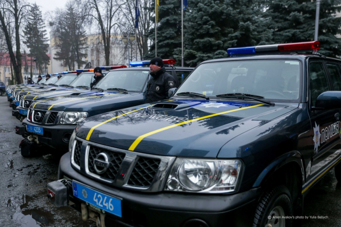 Нацполиция получила от Европейского Союза 30 авто для групп быстрого реагирования