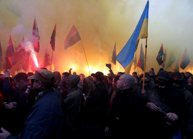Полиция Киева не зафиксировала нарушений во время марша УПА