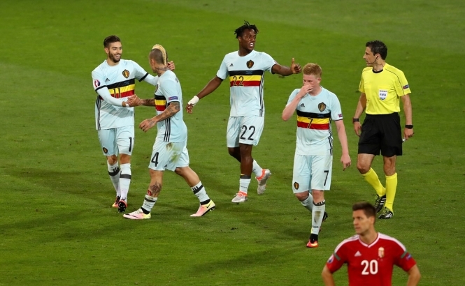 Євро-2016: Бельгія перемогла Угорщину з рахунком 4:0
