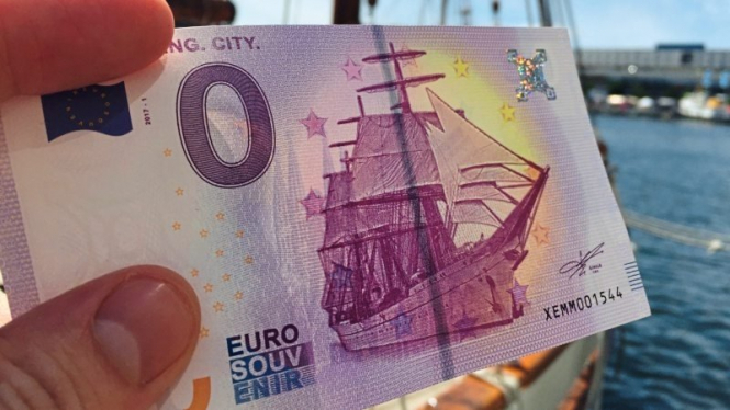 У Німеччині з'явилася сувенірна купюра номіналом нуль євро