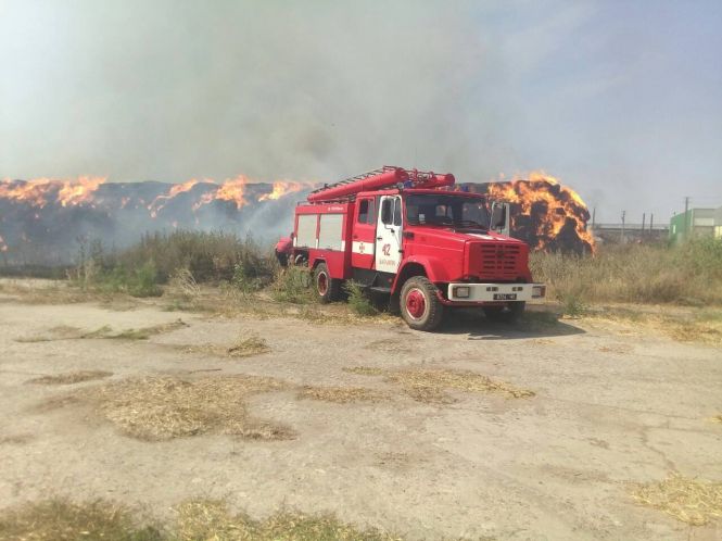 На Харьковщине пылает лес: на месте работает около 100 пожарных и два самолета