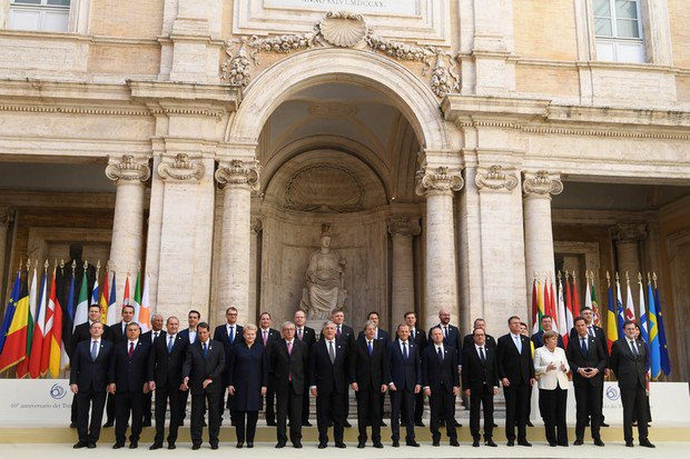 Европейские лидеры подписали Римскую декларацию о будущем Союза