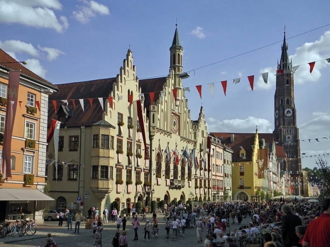 Ландсхут – найгарніше місто Баварії