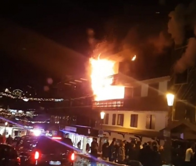 Пожежа на гірськолижному курорті Куршевель: двоє загиблих, 14 постраждалих