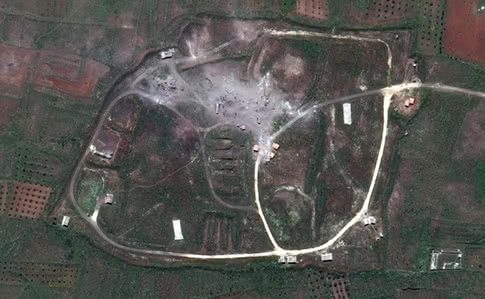 CNN опублікувало супутникові знімки: ракети досягли цілей у Сирії
