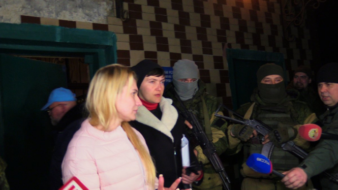 Савченко опубликовала список пленных, которых посетила на Донбассе