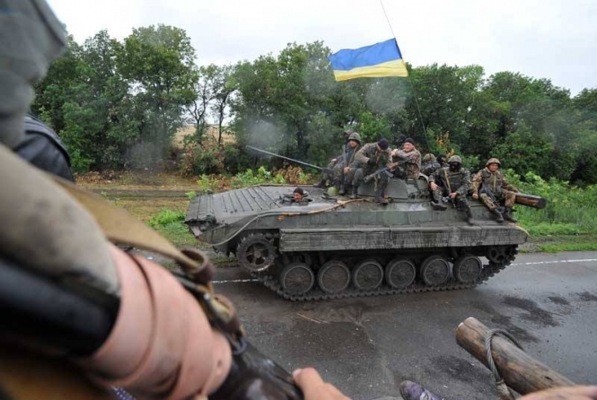 Вооруженные силы Украины с боями вошли в Донецк