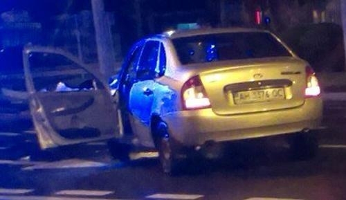 В Донецке пьяные террористы въехали в такси: погиб водитель 