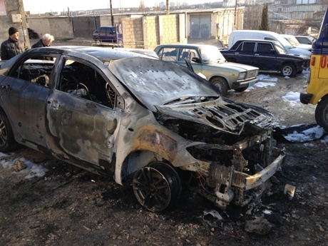 У Севастополі спалили авто ударівця
