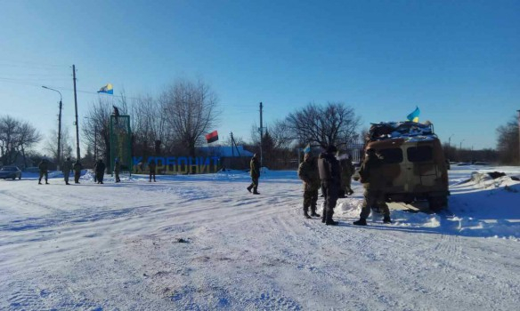 Украинские военные отбили атаку боевиков в районе Авдеевки