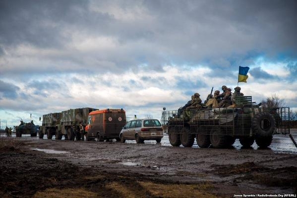 Українські військові знищили танк бойовиків, - відео