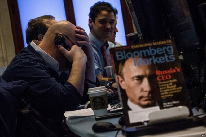 Реакція Путіна на події в Слов'янську обвалила російський фондовий ринок