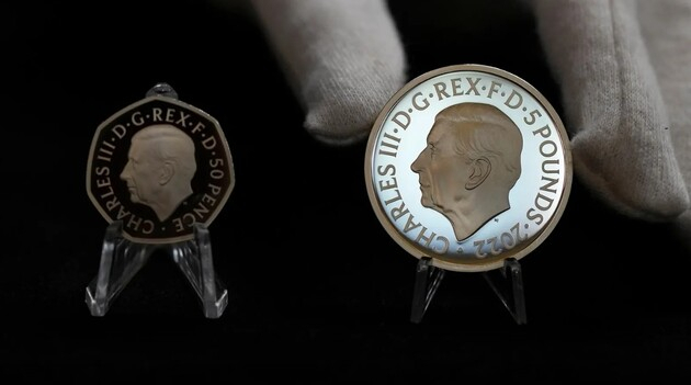У Британії презентували монети з портретом Короля Чарльза ІІІ 
