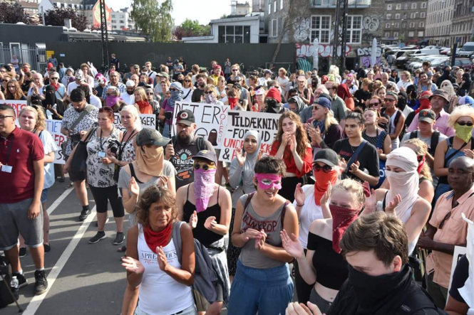 В Дании протестовали против запрета носить паранджу в общественных местах