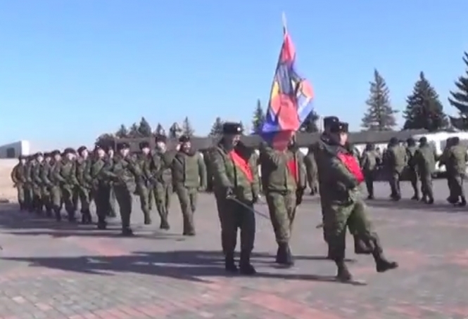 Бойовики внутрішніх військ ДНР прийняли присягу, - відео