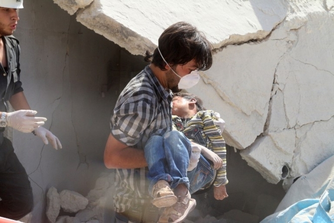Два дня бомбардировки Алеппо: 145 погибших