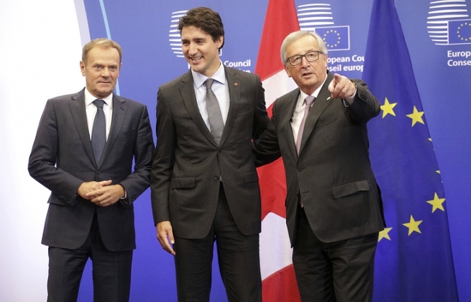 Евросоюз и Канада подписали Соглашение о зоне свободной торговли