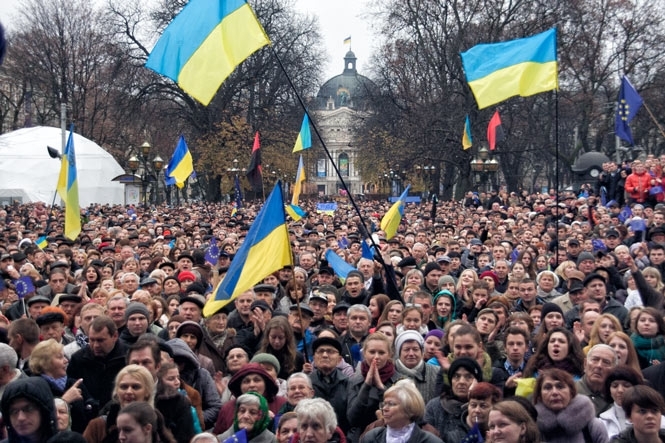Євромайдан наймасовіший після Помаранчевої революції: у його лавах 100 тис, - BBC