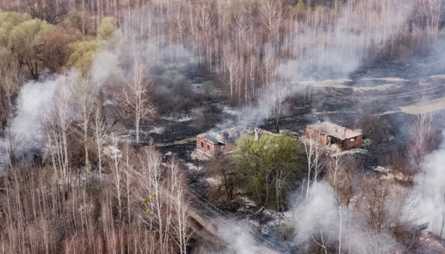 Из-за лесных пожаров в 2020 году Чернобыльская зона потеряла 40% туристических локаций