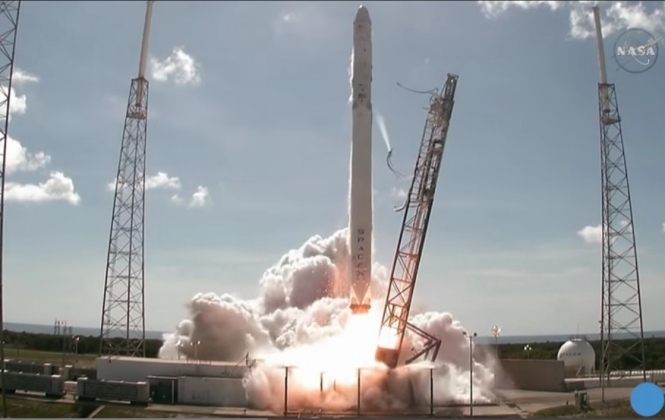 NASA обнародовало видео неудачного старта ракеты Falcon 9