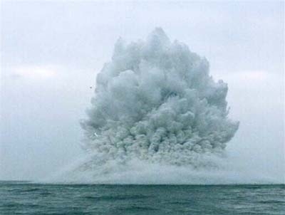 В Азовському морі біля Маріуполя прогримів потужний вибух