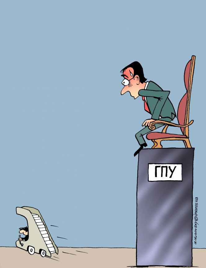 Карикатура дня: Юрий Луценко начал работу в Генпрокуратуре