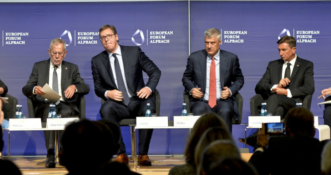 Президенти Сербії і Косова публічно виступили за зміну кордонів