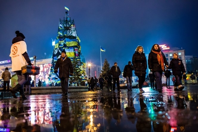Пряма трансляція новорічної ночі на Євромайдані
